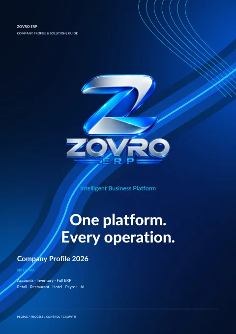 ZOVRO Company Profile cover