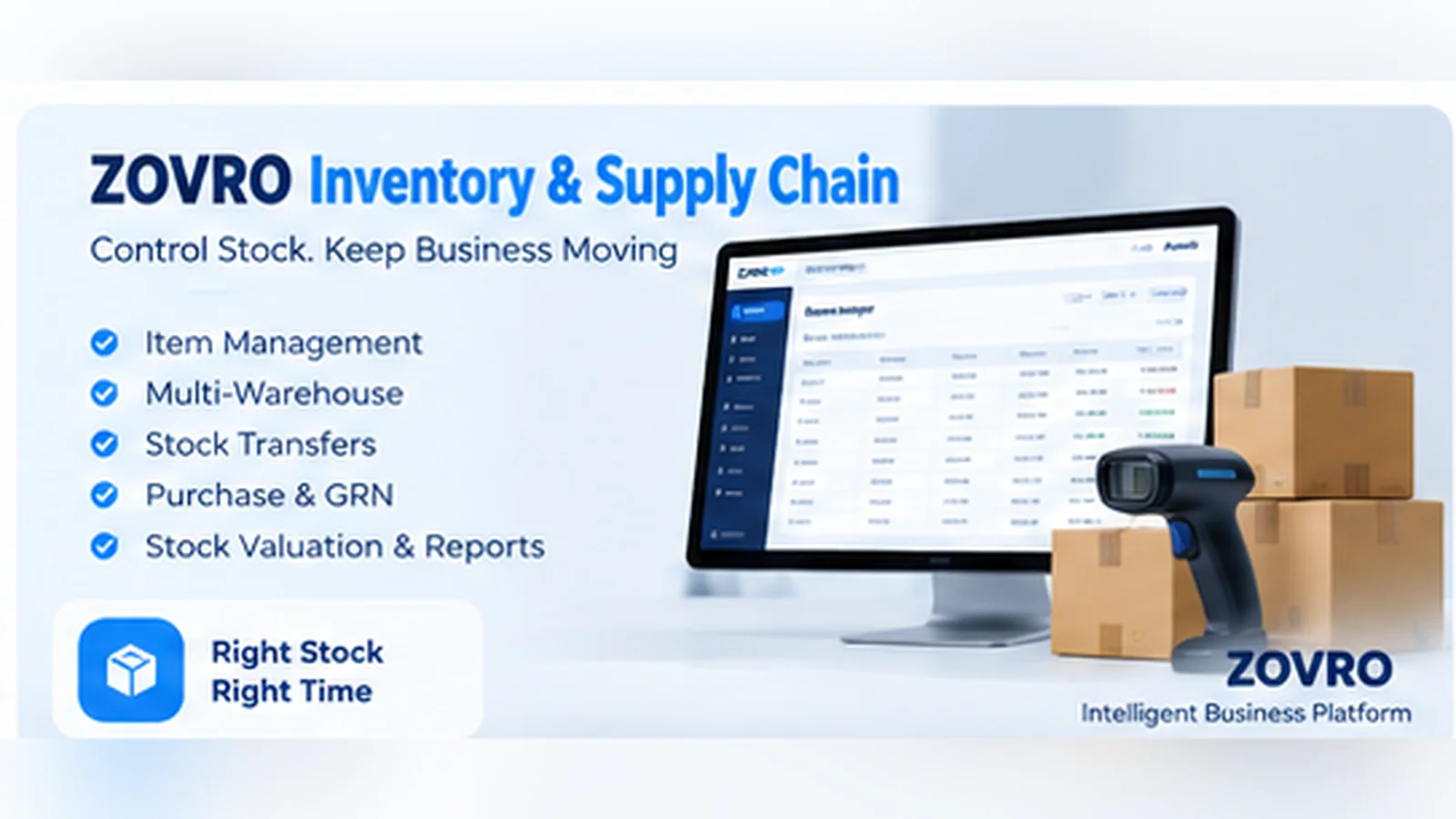 Inventory & Supply Chain product interface
